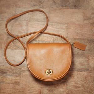 Vintage Coach British Tan Mini Bag